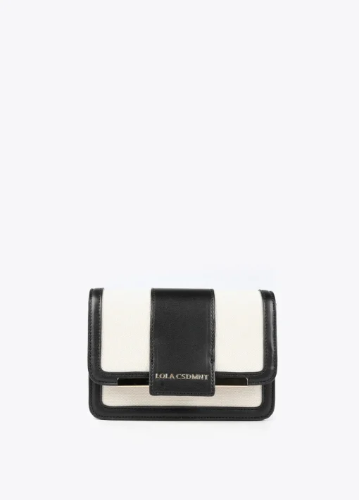 Bolso bandolera bicolor