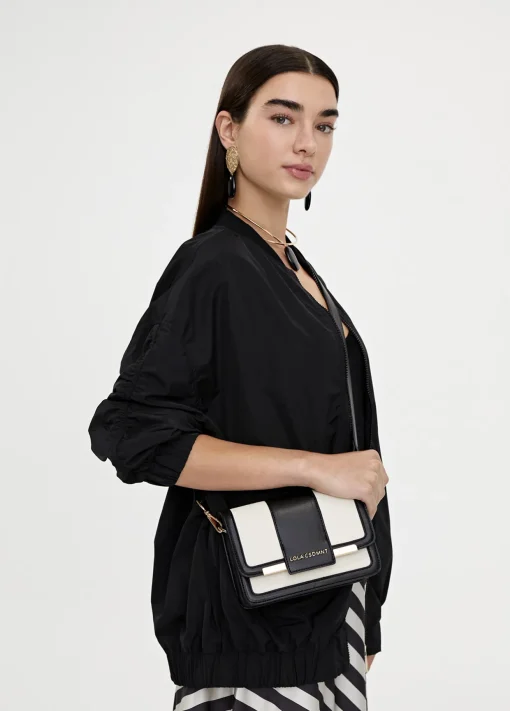 Bolso bandolera bicolor