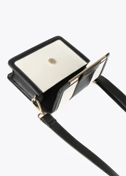 Bolso bandolera bicolor