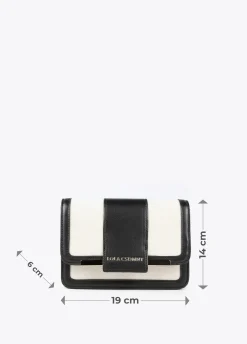 Bolso bandolera bicolor
