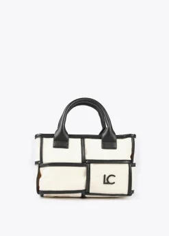 Bolso bandolera con detalles a contraste