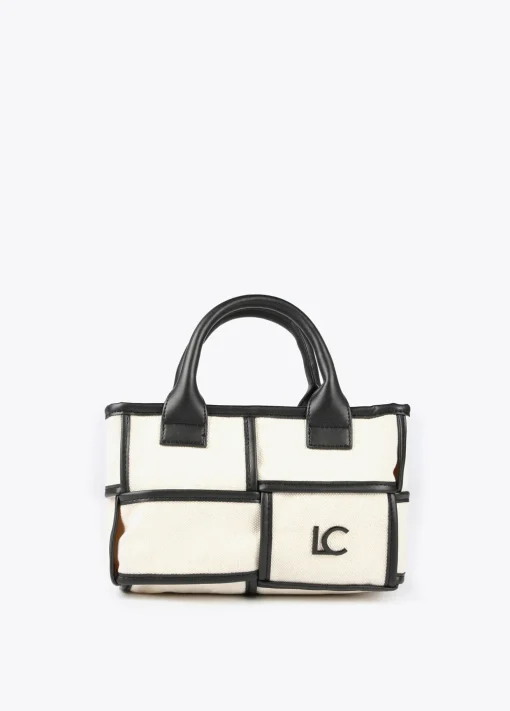Bolso bandolera con detalles a contraste