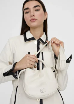Bolso bandolera con logo