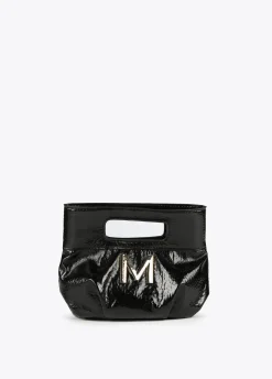 Bolso de mano con frunces