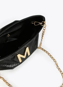 Bolso de mano con frunces