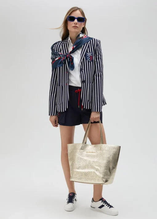 Bolso dorado shopper edición limitada - Lola Casademunt