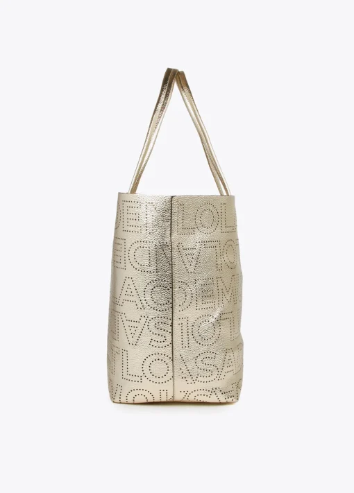Bolso dorado shopper edición limitada - Lola Casademunt