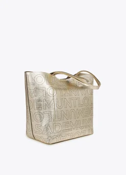 Bolso dorado shopper edición limitada - Lola Casademunt