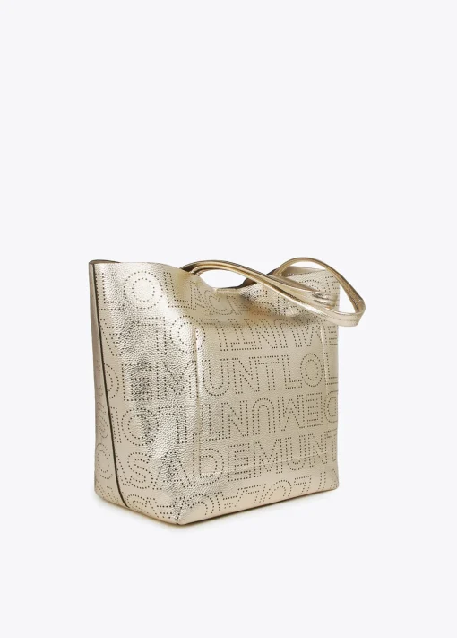 Bolso dorado shopper edición limitada - Lola Casademunt