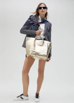 Bolso dorado shopper edición limitada - Lola Casademunt