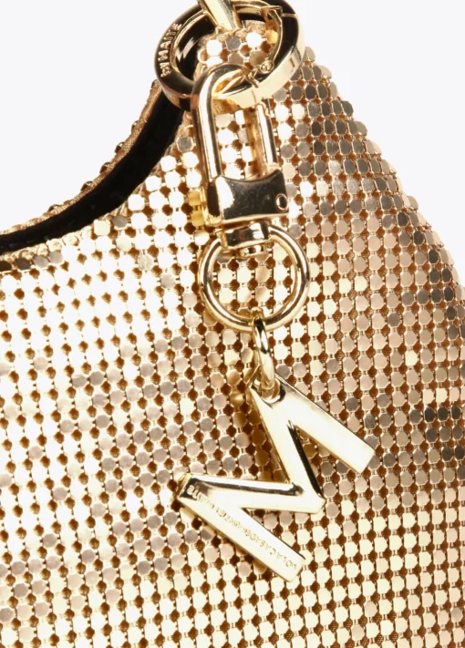 Bolso fiesta dorado