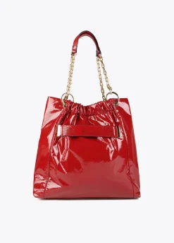 Bolso shopper brillante