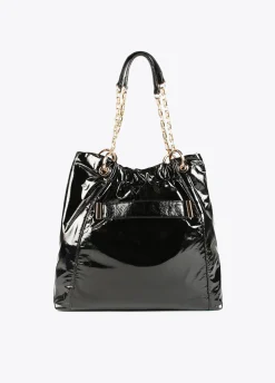 Bolso shopper brillante