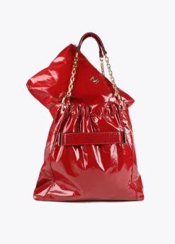 Bolso shopper brillante