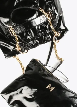Bolso shopper brillante
