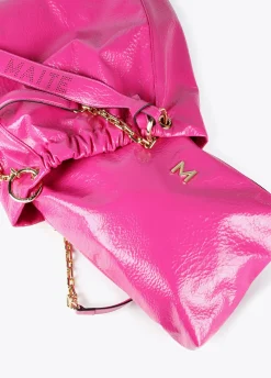 Bolso shopper brillante