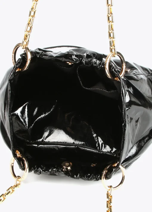 Bolso shopper brillante