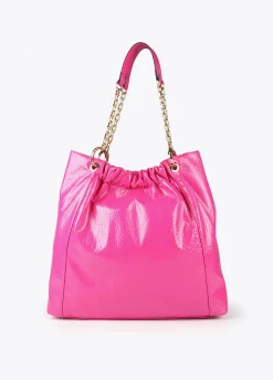 Bolso shopper brillante