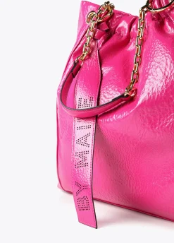 Bolso shopper brillante