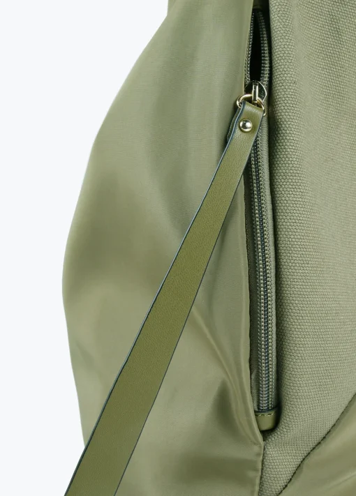 Bolso shopper materiales combinados