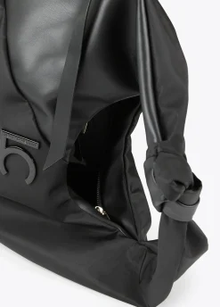 Bolso shopper materiales combinados