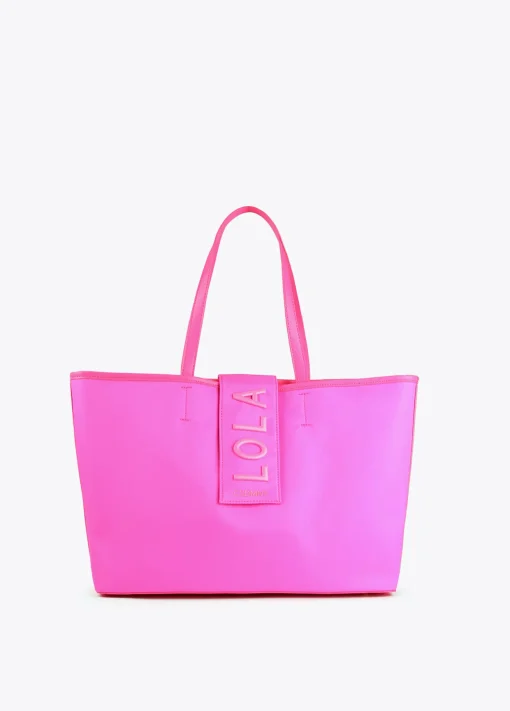 Bolso shopper nylon fluor