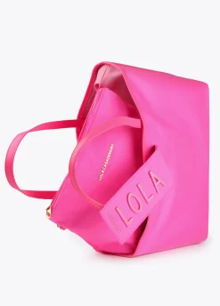 Bolso shopper nylon fluor