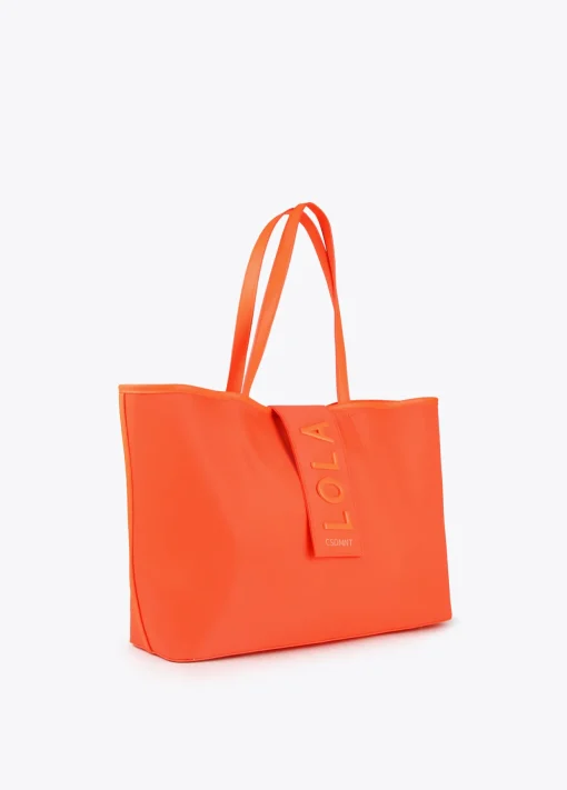 Bolso shopper nylon fluor