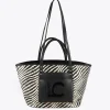 Bolso shopper tipo cesta