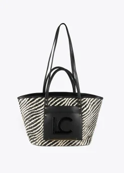 Bolso shopper tipo cesta