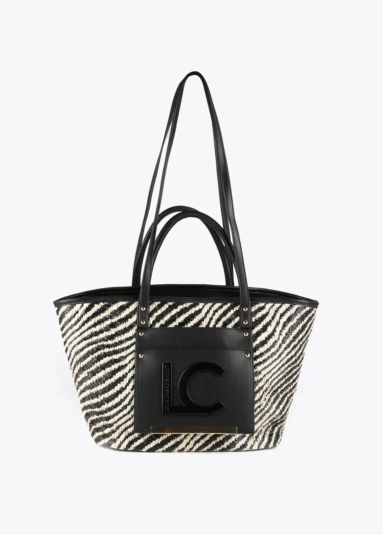 Bolso shopper tipo cesta