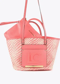 Bolso shopper tipo cesta