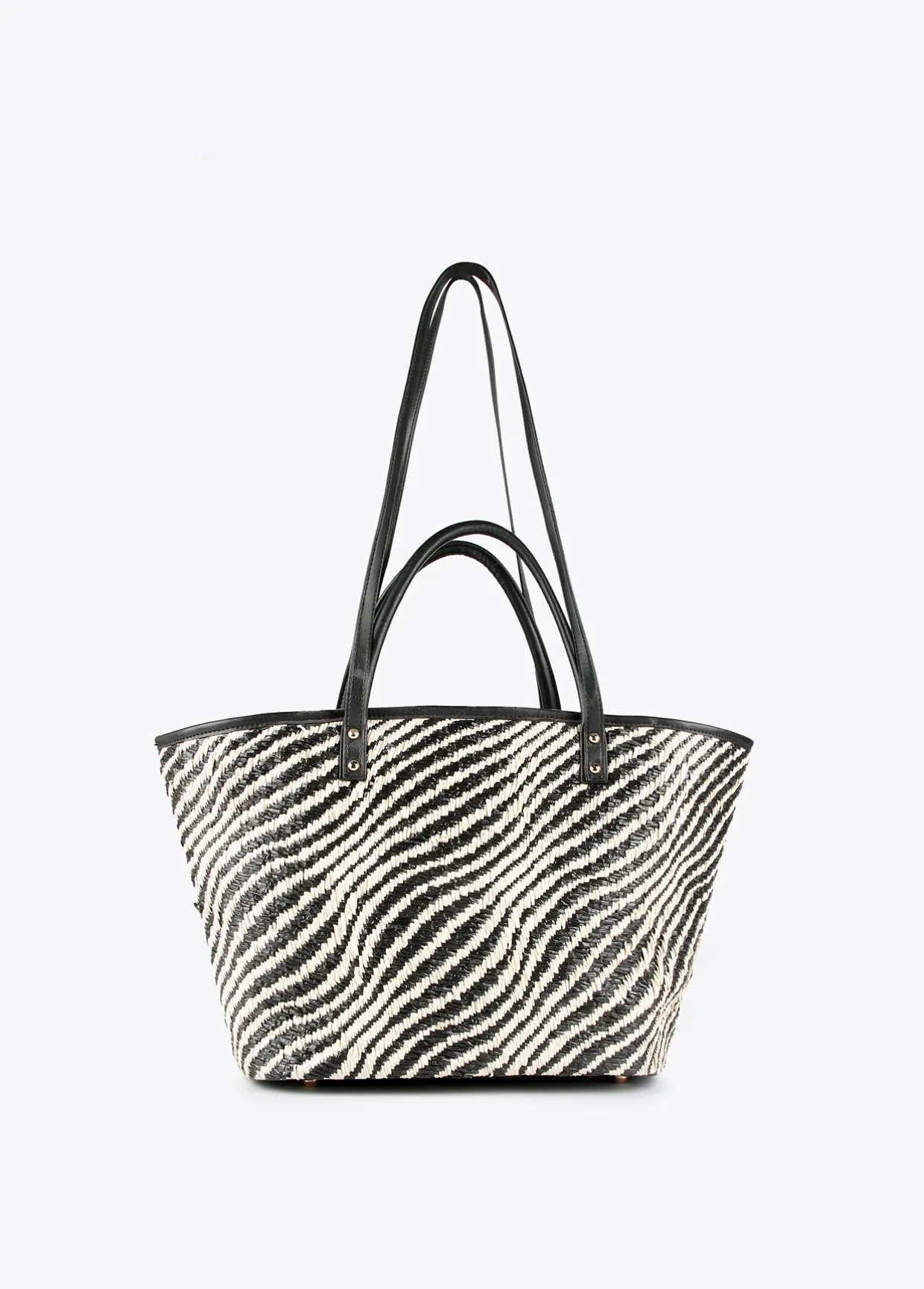 Bolso shopper tipo cesta