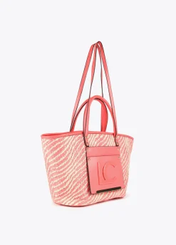 Bolso shopper tipo cesta