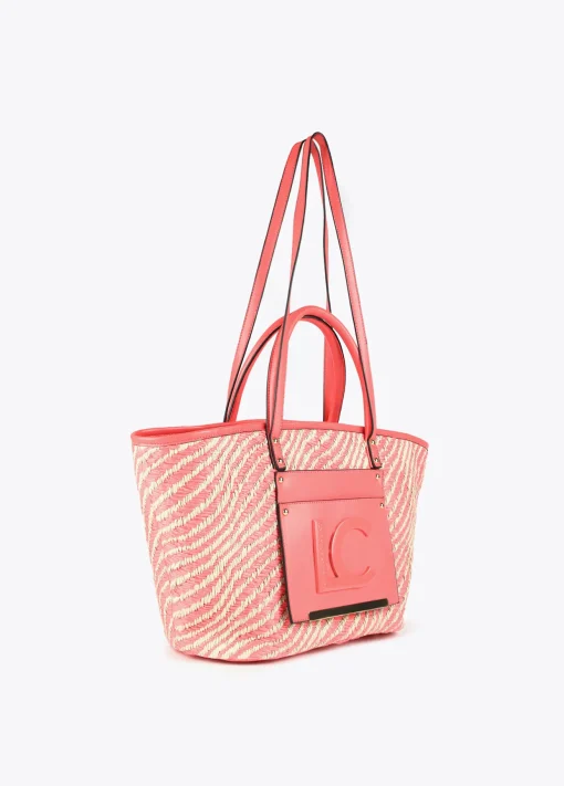 Bolso shopper tipo cesta