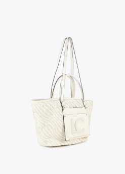 Bolso shopper tipo cesta