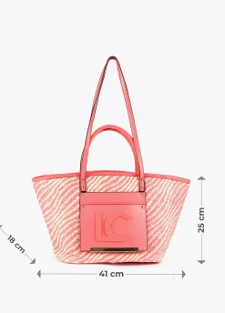 Bolso shopper tipo cesta