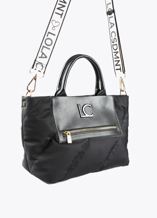 Bolso tipo shooper acolchado