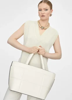 Bolso tipo shopper acolchado
