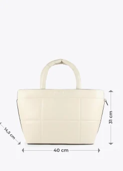 Bolso tipo shopper acolchado