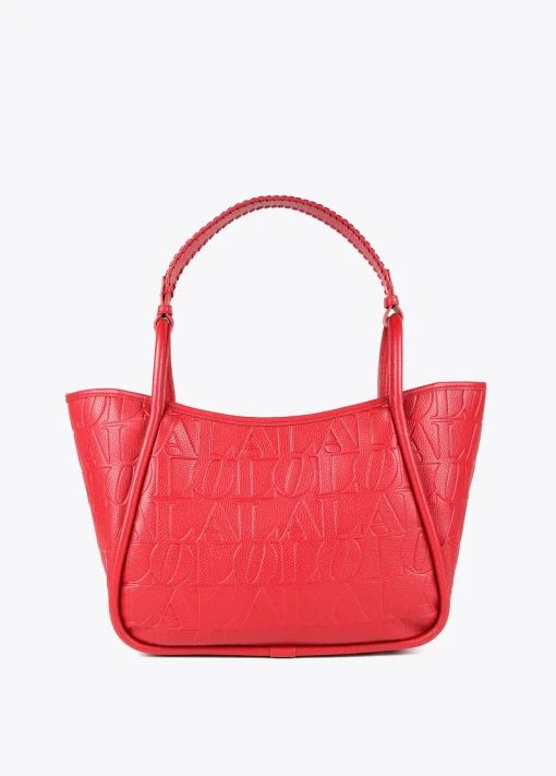 Bolso tipo shopper grabado