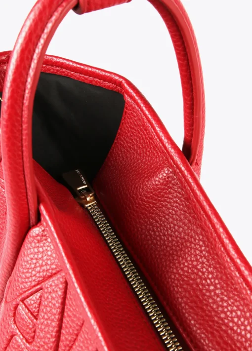 Bolso tipo shopper grabado