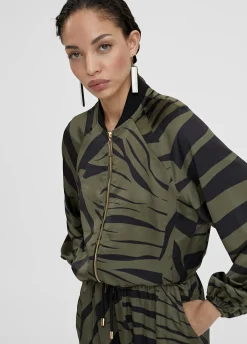 Bomber estampado animal
