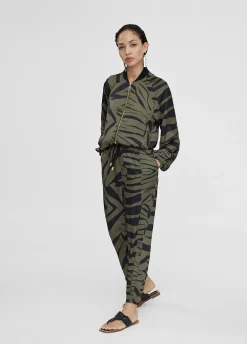 Bomber estampado animal