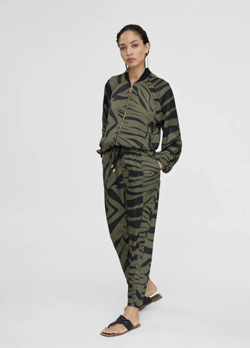 Bomber estampado animal