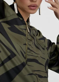 Bomber estampado animal