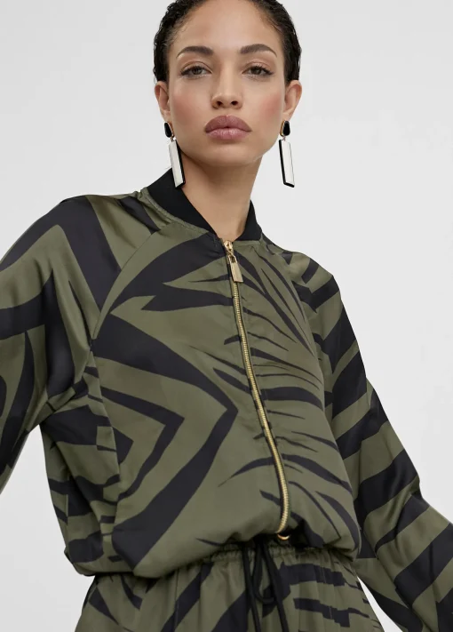 Bomber estampado animal