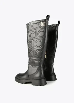 Bota alta logotipada |  COLECCIÓN LOLA | Lola Casademunt