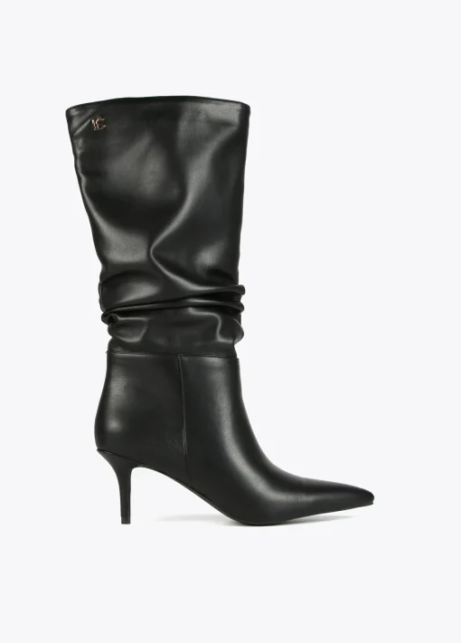 Bota caña fruncida