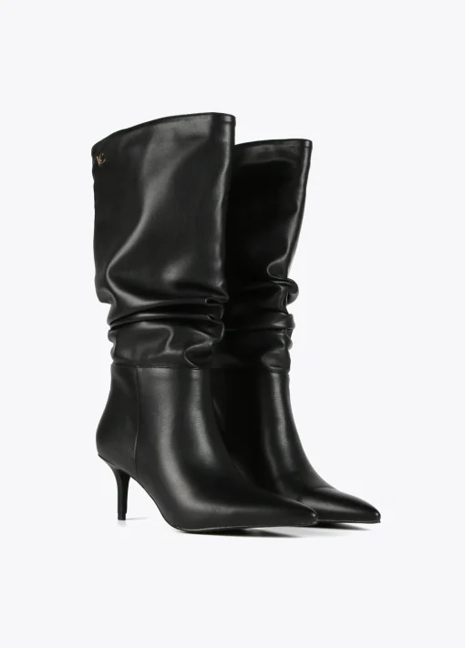 Bota caña fruncida